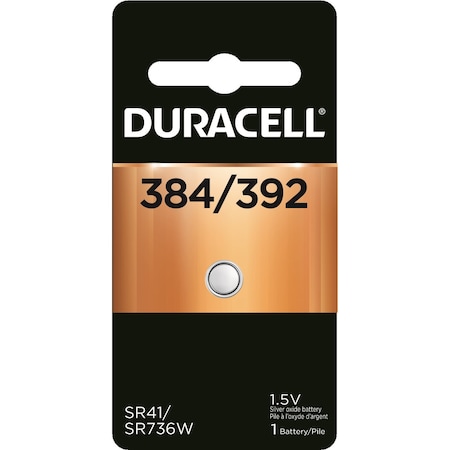 Duracell Specialty Watch Battery, PK2 D384/392PK09